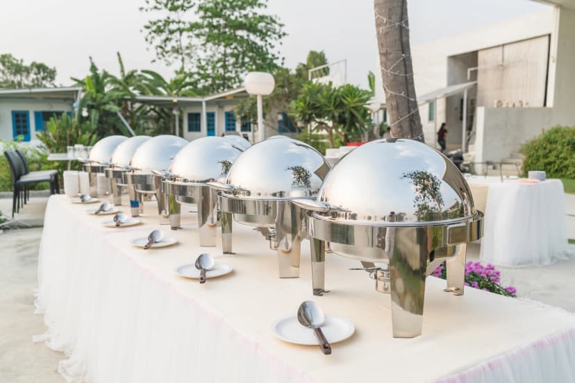 Birthday celebration catering setup in Delhi